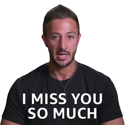 I Miss You So Much Samer Sticker - I Miss You So Much Samer Twin Love Stickers