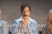 happy birthday helene confetti greetings celebrate