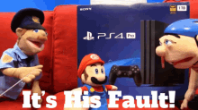 sml mario its his fault his fault he did it