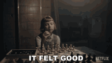 It Felt Good Beth Harmon GIF - It Felt Good Beth Harmon The Queens Gambit GIFs