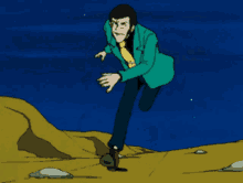 Lupin The Third Anime Running GIF