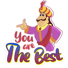 You Are The Best Raja Indravarma GIF - You Are The Best Raja Indravarma Chhota Bheem GIFs