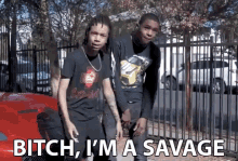 Bitch Im A Savage Savage GIF - Bitch Im A Savage Savage Dont Mess With Me GIFs
