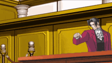 Miles Edgeworth Hold It GIF - Miles Edgeworth Hold It Ace Attorney Investigations GIFs