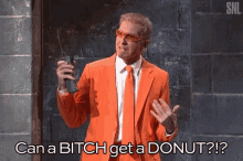 Larry David Bitch Get Donut GIF - Larry David Bitch Get Donut Snl GIFs