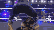 a wrestling match is being broadcasted on nxt network