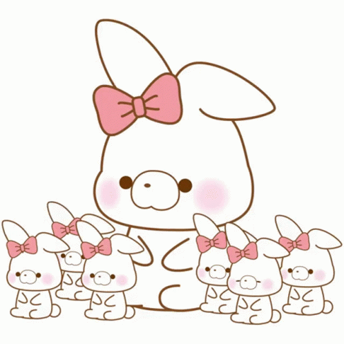 Kawaii Cute GIF - Kawaii Cute Bunny - Discover & Share GIFs