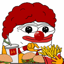 fries clown