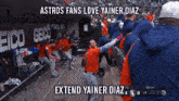 Yainer Diaz Astros GIF - Yainer Diaz Astros Baseball GIFs