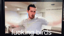 Birds Omg GIF - Birds Omg Fuckingbirds GIFs