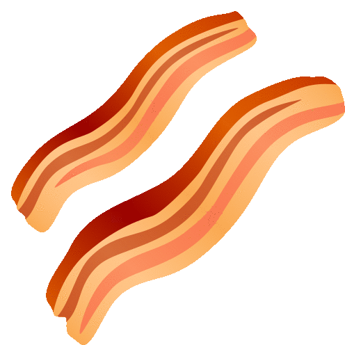 Bacon Food Sticker - Bacon Food Joy Pixels - Discover & Share GIFs