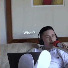 Noel Miller What GIF - Noel Miller What Laying On Couch GIFs