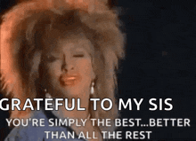 simply the best tina turner better than all the rest youre the best