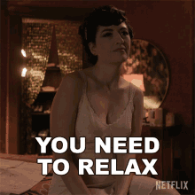 You Need To Relax Marielle Heller GIF - You Need To Relax Marielle Heller Alma Wheatley GIFs