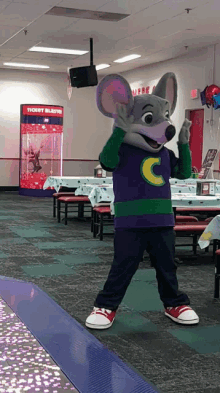 chucky e cheese excited tipsy dance moves