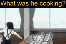 What Was He Cooking Ishigami GIF