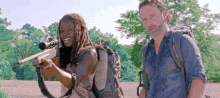 Rick And Michonne Rick Grimes GIF - Rick And Michonne Rick Grimes The Walking Dead GIFs