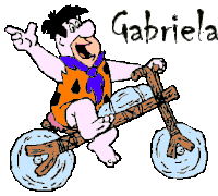Gabriela Bike Sticker - Gabriela Bike Name Stickers