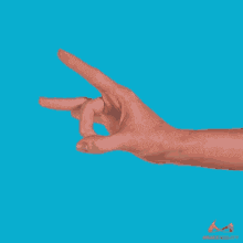 a hand is making a circle with its fingers