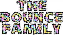 the bounce family tbf 2021 animated text colorful