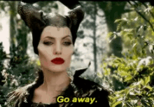 Go Away Angelina Jolie GIF - Go Away Angelina Jolie Maleficent GIFs