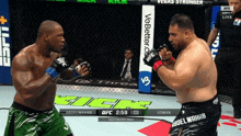 ufc heavyweight bout between abdel wahab and usman takes place on espn