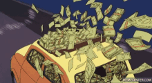 money lupin rich stolen anime