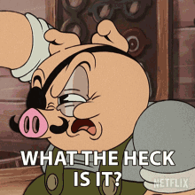 What The Heck Is It Porkrind GIF - What The Heck Is It Porkrind The Cuphead Show GIFs