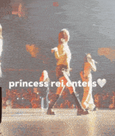 a princess rei enters poster with a woman on roller skates