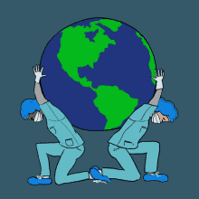 Planet Atlas GIF - Planet Atlas Carrying The Weight Of The World GIFs