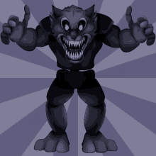 fnaf the twisted ones fanmade wolf sunburst