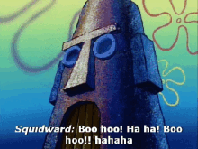 Squidward Boo GIF - Squidward Boo Hoo GIFs