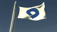 a flag with the letter g on it