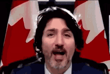 Creepy Trudeau Vote For The Motion GIF - Creepy Trudeau Vote For The Motion Fake Smile GIFs