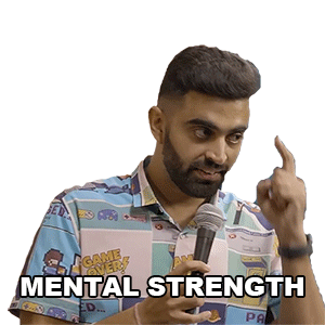 Mental Strength Rahul Dua Sticker - Mental Strength Rahul Dua Strong Mentality Stickers
