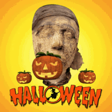Halloween Mummy Halloween Pumkins GIF - Halloween Mummy Halloween Pumkins 3d Gifs Artist GIFs
