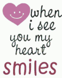 Sure Does When I See You GIF - Sure Does When I See You My Heart Smiles GIFs