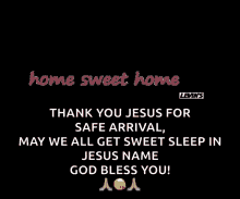 Home Sweet Home Animated Text GIF
