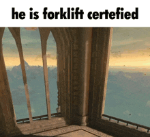 Forklift Korok Forklift GIF - Forklift Korok Forklift He Is Forklift Certefied GIFs