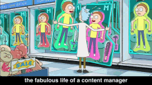 Rick And Morty Content Manager GIF - Rick And Morty Content Manager The Fabulous Life Of A Content Manager GIFs