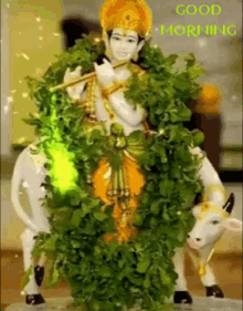Good Morning Lord GIF - Good Morning Lord Krishna GIFs