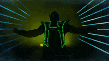 a hologram aew record is displayed on the screen