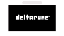 the delta rune logo is on a black background with a light motion effect .