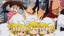 Seven Deadly Sins Slader GIF - Seven Deadly Sins Slader Tuesday GIFs