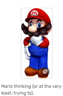 Mario Smg4 GIF - Mario Smg4 Think GIFs