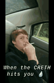 Drugs When The Creth Hits You GIF - Drugs When The Creth Hits You Smoke GIFs