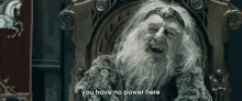 You Have No Power GIF - You Have No Power Here Gandalf Lotr GIFs