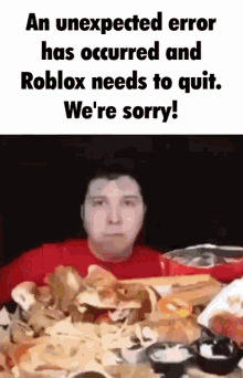 Nikoca Error GIF - Nikoca Error An Unexpected Error Has Occurred And Roblox Needs To Quit Were Sorry GIFs