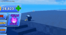 a screenshot of a video game with the number 28,623 on the top left