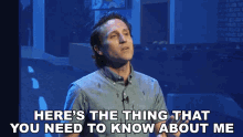 Heres The Thing That You Need To Know About Me Josh Sundquist GIF - Heres The Thing That You Need To Know About Me Josh Sundquist Heres What You Have To Know About Me GIFs